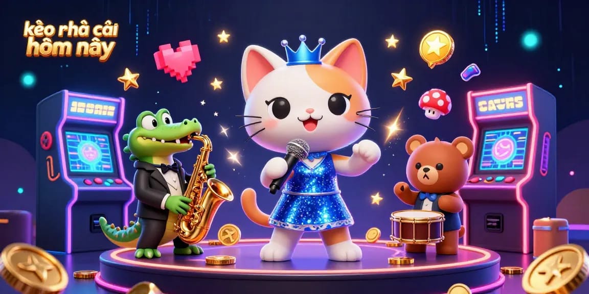 Experience the excitement of kèo nhà cái hôm nay with vibrant 3D casino characters and gaming elements