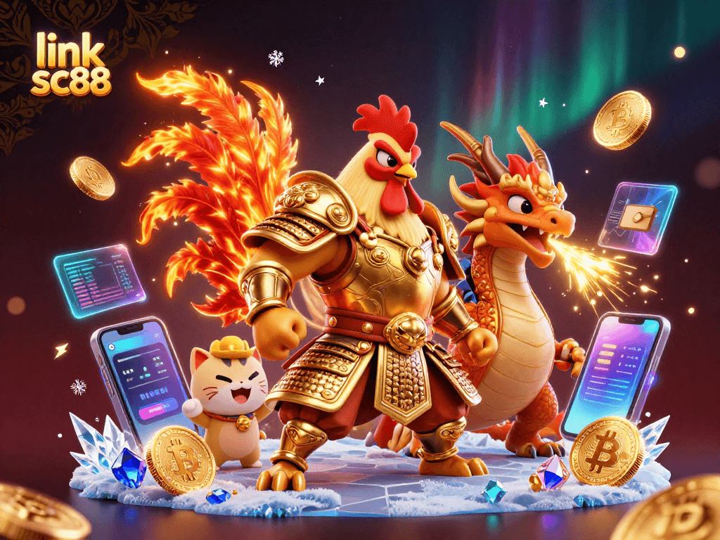 Engage with link sc88's casino excitement featuring powerful characters and vibrant crypto elements.