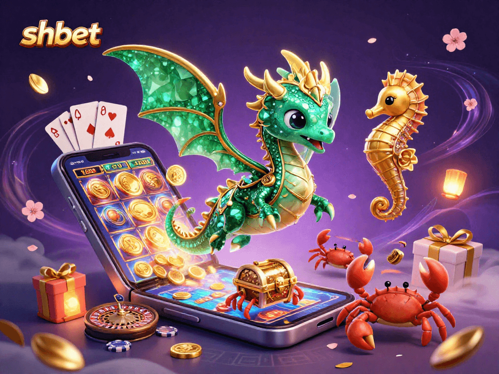 Experience thrilling wins with shbet's captivating 3D casino illustration featuring unique game elements.