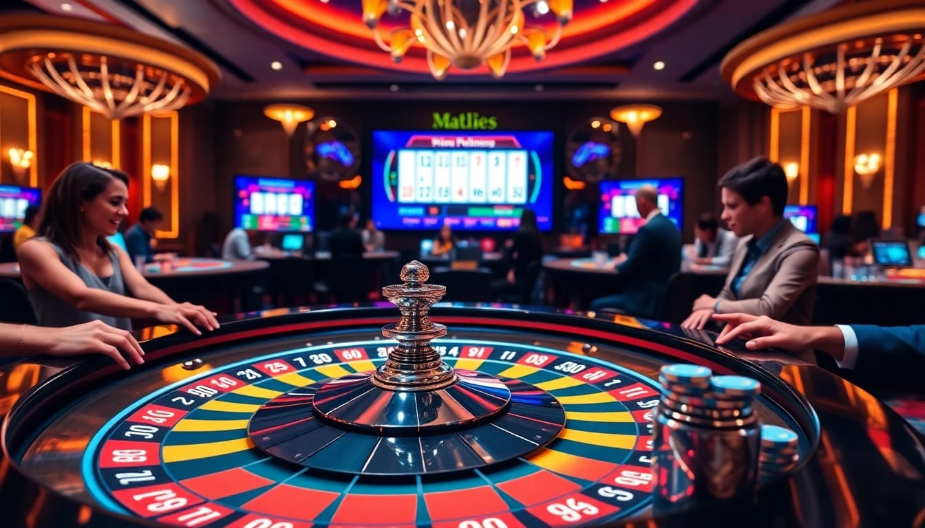 Experience the excitement of betting at a casino through https://tapdoankjc.com/ with vibrant roulette and poker games.