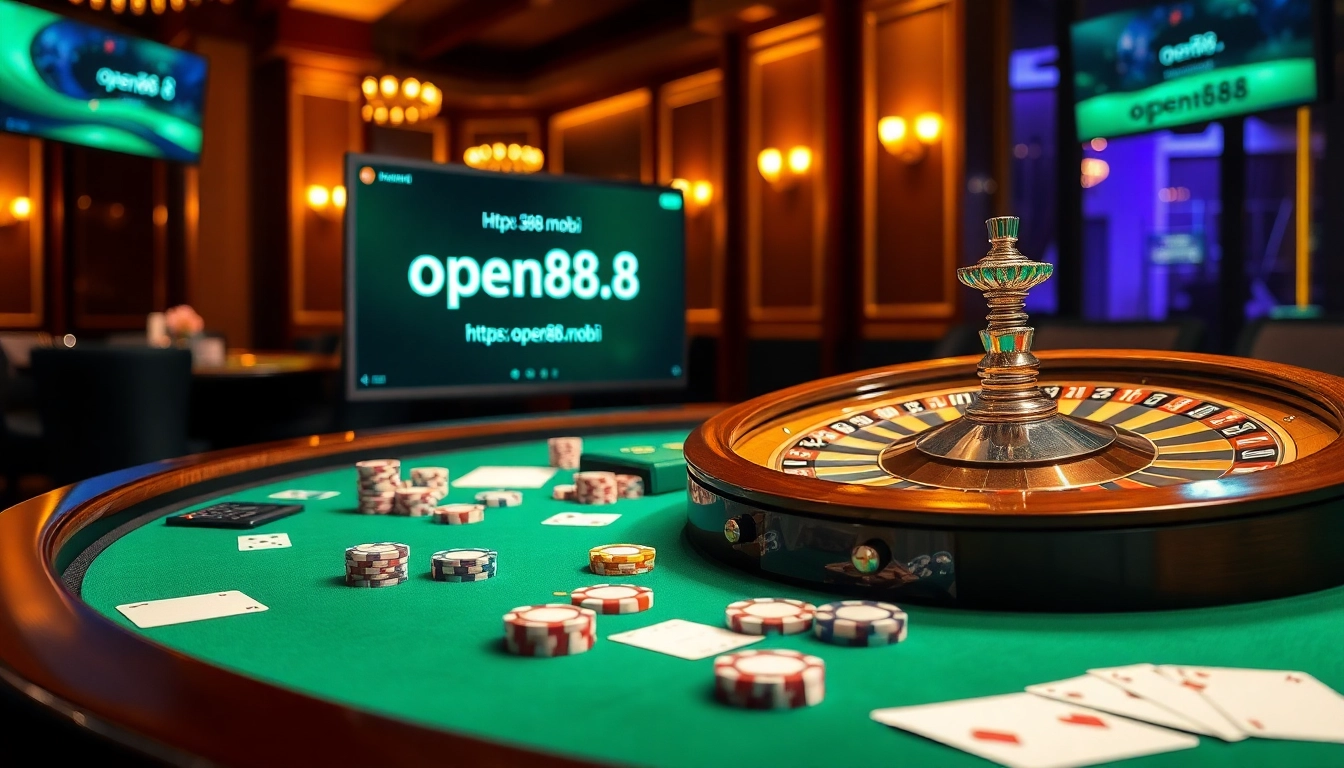An exciting roulette game with players betting at https://open88.mobi/, capturing the thrill of casino gaming.