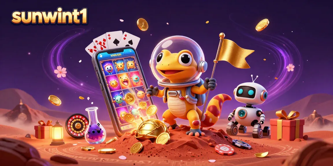 Experience the thrill of sunwint1 in an exciting alien casino adventure with vibrant gaming elements.
