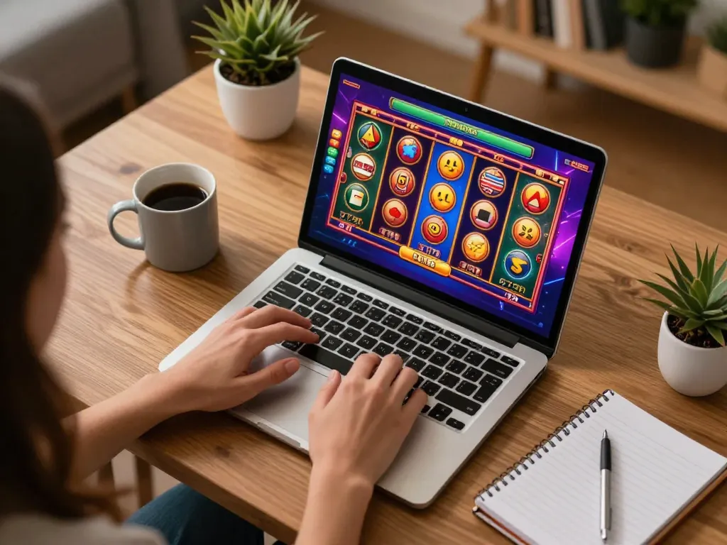Engaging in online gaming at https://lc88.bio/ with dynamic slot interfaces and cozy home decor.