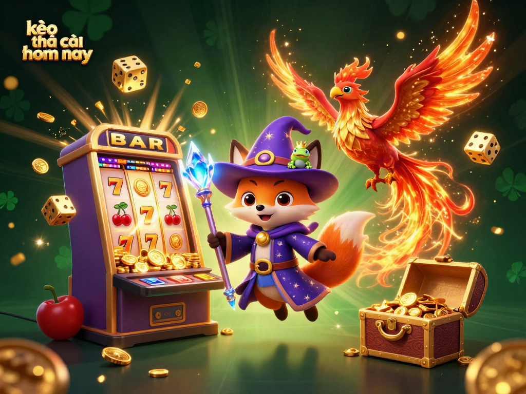 Enhance your bets with kèo nhà cái hôm nay showcasing a vibrant casino scene with dynamic characters and elements.