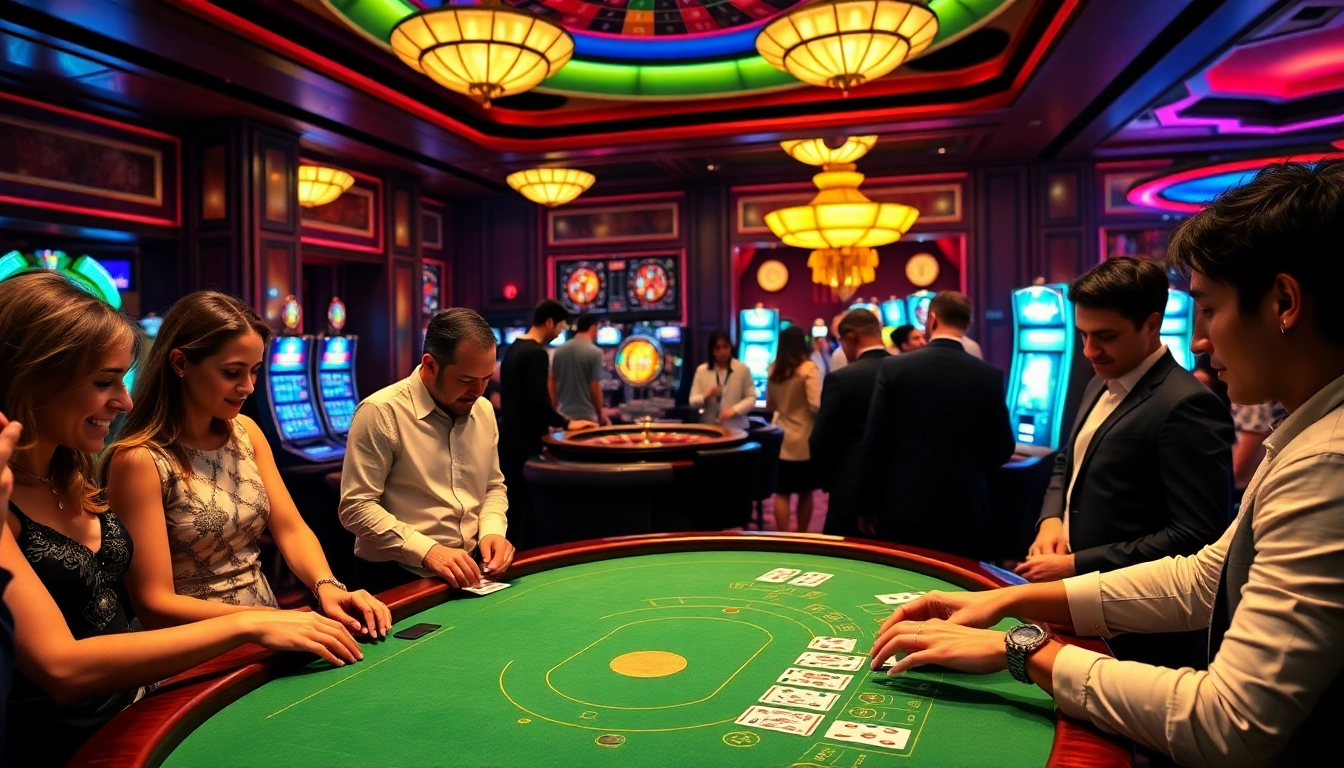 Play thrilling blackjack at https://kong88.win, featuring a vibrant casino atmosphere.