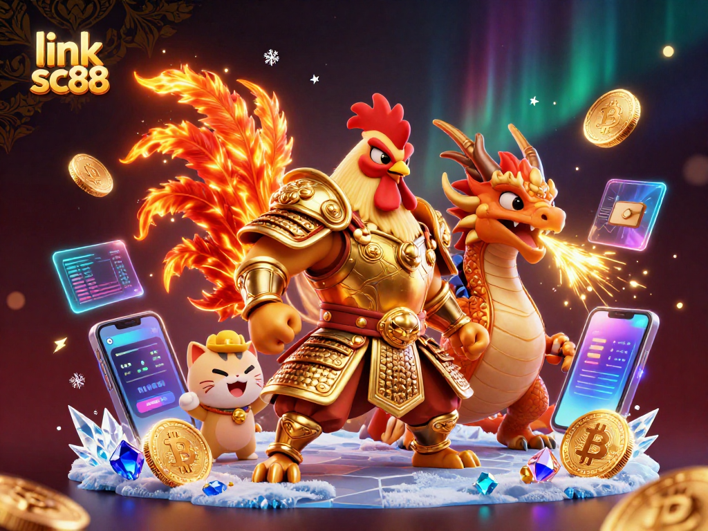 Engage with link sc88's casino excitement featuring powerful characters and vibrant crypto elements.