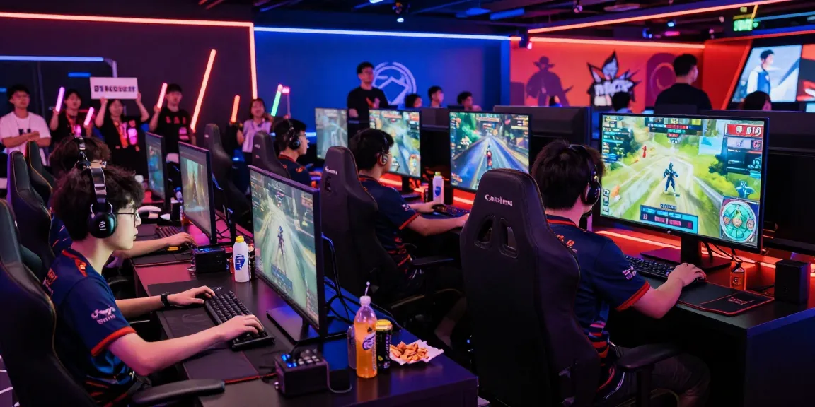 Exciting esports event at https://proplay88.uk.com/ with vibrant atmosphere and competitive gaming
