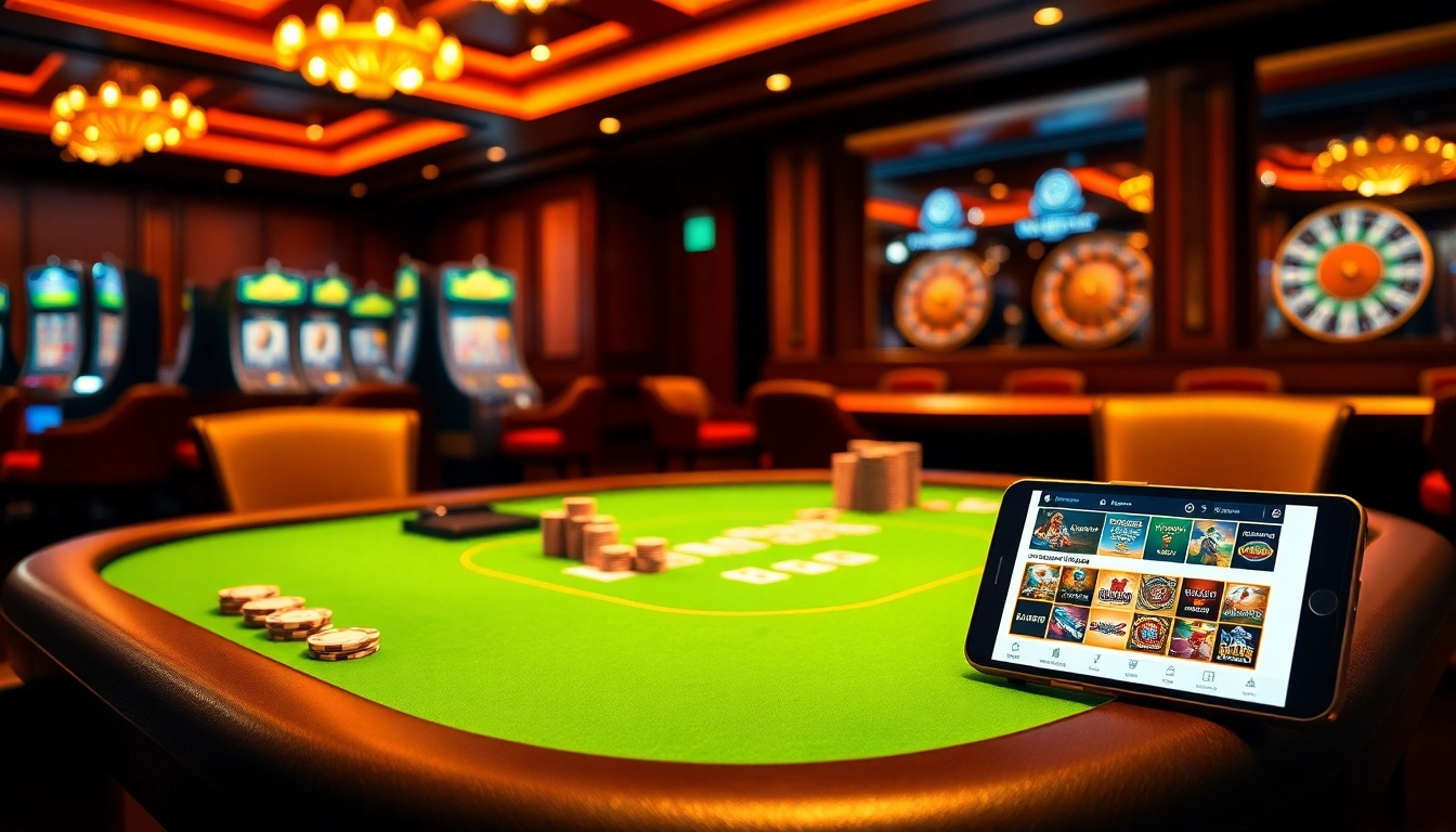 Experience the thrill of betting at ok365 com vn with a luxurious casino scene filled with excitement.