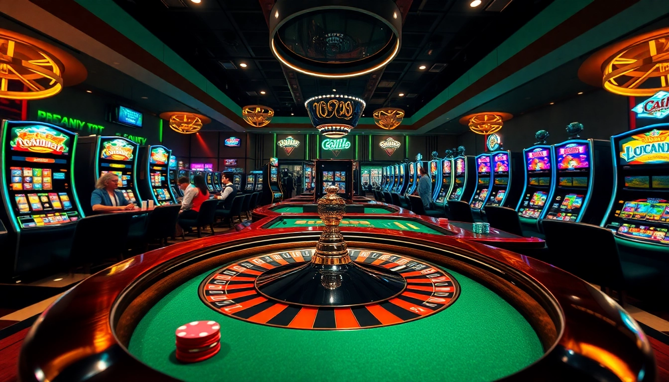 Experience thrilling gambling at https://32wincasino.com/ with vibrant casino tables, roulette wheels, and slot machines.