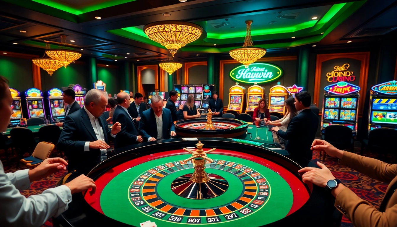 Experience the thrill of gaming at haywin com with vibrant casino tables and betting excitement.