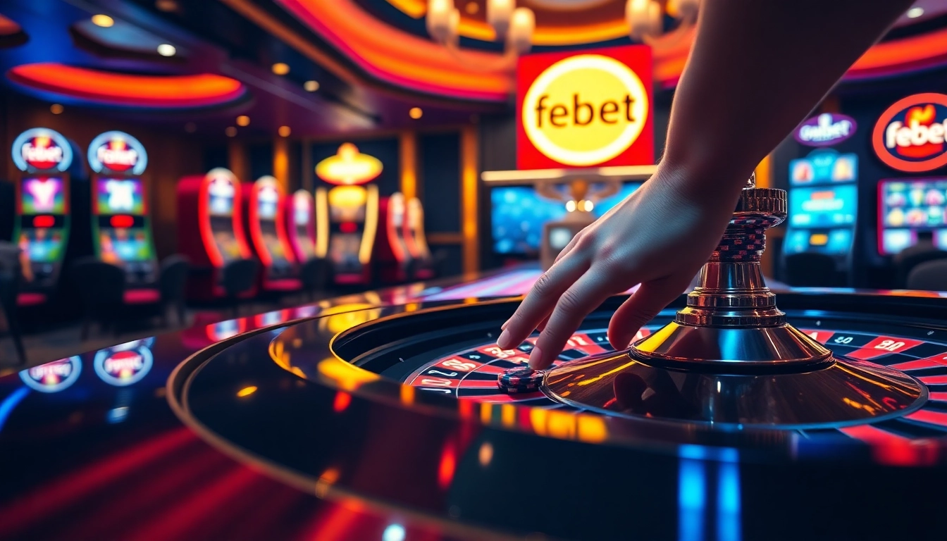 Experience thrilling bets at the roulette table with the app febet, designed for exciting gameplay.