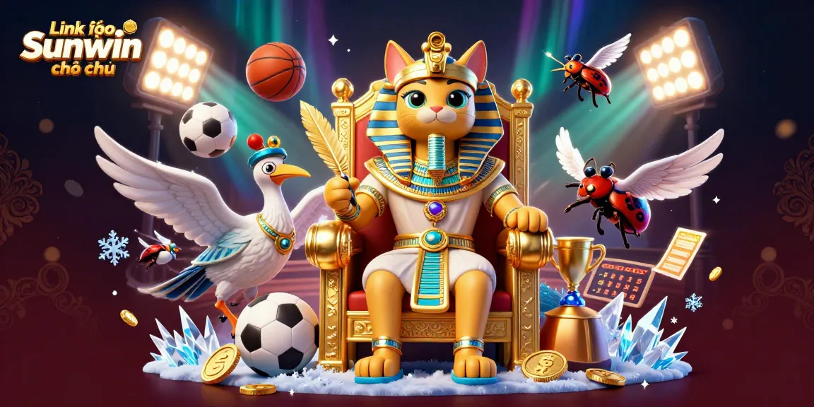 Experience the thrill of betting with Link vào Sunwin chính thức in this vibrant 3D illustration.